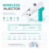 Aquamate Skinbooster Injector - wireless 9-pin features and specifications diagram