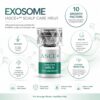 ASCE+ HRLV -- Exosome Hair Restoration vial and box detail