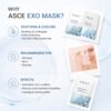 ASCE+ Soothing Gel Mask — hydrogel sheet mask application and texture