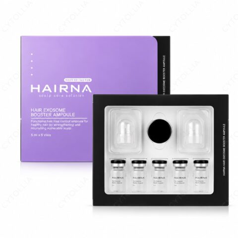 Hairna Exosome Booster Ampoule — Stem-Cell-Derived Exosome Scalp Booster 5ml x 5 Vials