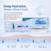 High Inj. non-cross-linked HA water-glow skin booster product packaging and syringe display