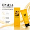 AETERDERM Lexyfill Volume Cream application on skin demonstration