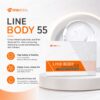 LINE BODY Soft 55cc body filler syringe and box display