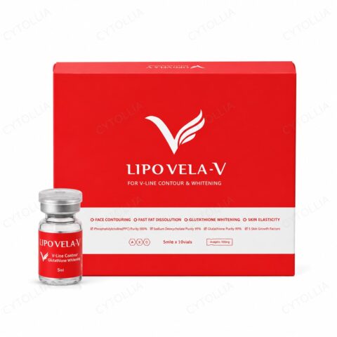 Lipo Vela-V — Facial Injection Lipolysis PPC Fat Dissolver 5ml × 10