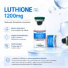 Luthione 1200mg glutathione vial lyophilized powder for IV infusion