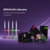 MONALISA Lidocaine boxes and colored prefilled syringes
