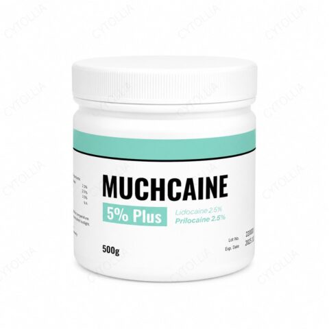 Muchcaine Plus 5% Prilocaine — Topical Anesthetic Cream Lidocaine 2.5% + Prilocaine 2.5% 500g