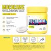 Muchcaine Cream 10.56% application on skin demonstration