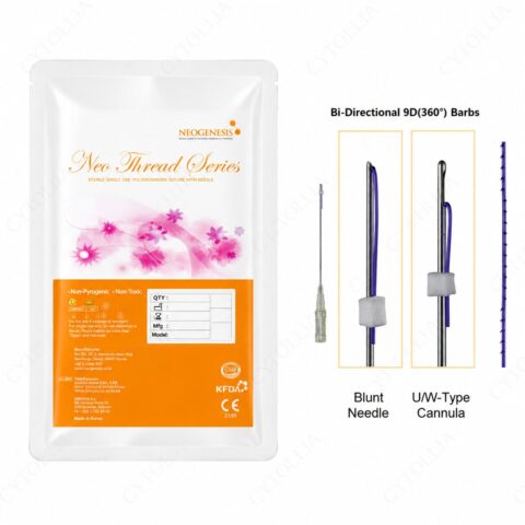 Neogenesis Cog Thread 360 Bi-Directional 20ea/Pack — PDO Lifting Thread 9D 360 Barbs