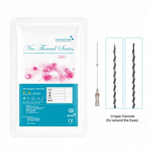 NEOGENESIS PDO Screw Thread 20ea/Pack — Spiral Monofilament PDO Thread