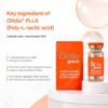 Olidia PLLA 365mg — PLLA Collagen Biostimulator vial and injection detail