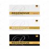 Regenovue Plus dermal filler boxes in three variants