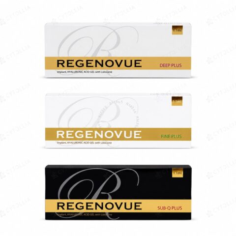 Regenovue Plus (Lido) — NeoGenesis 100% Cross-linked HA Dermal Filler — 1.1ml