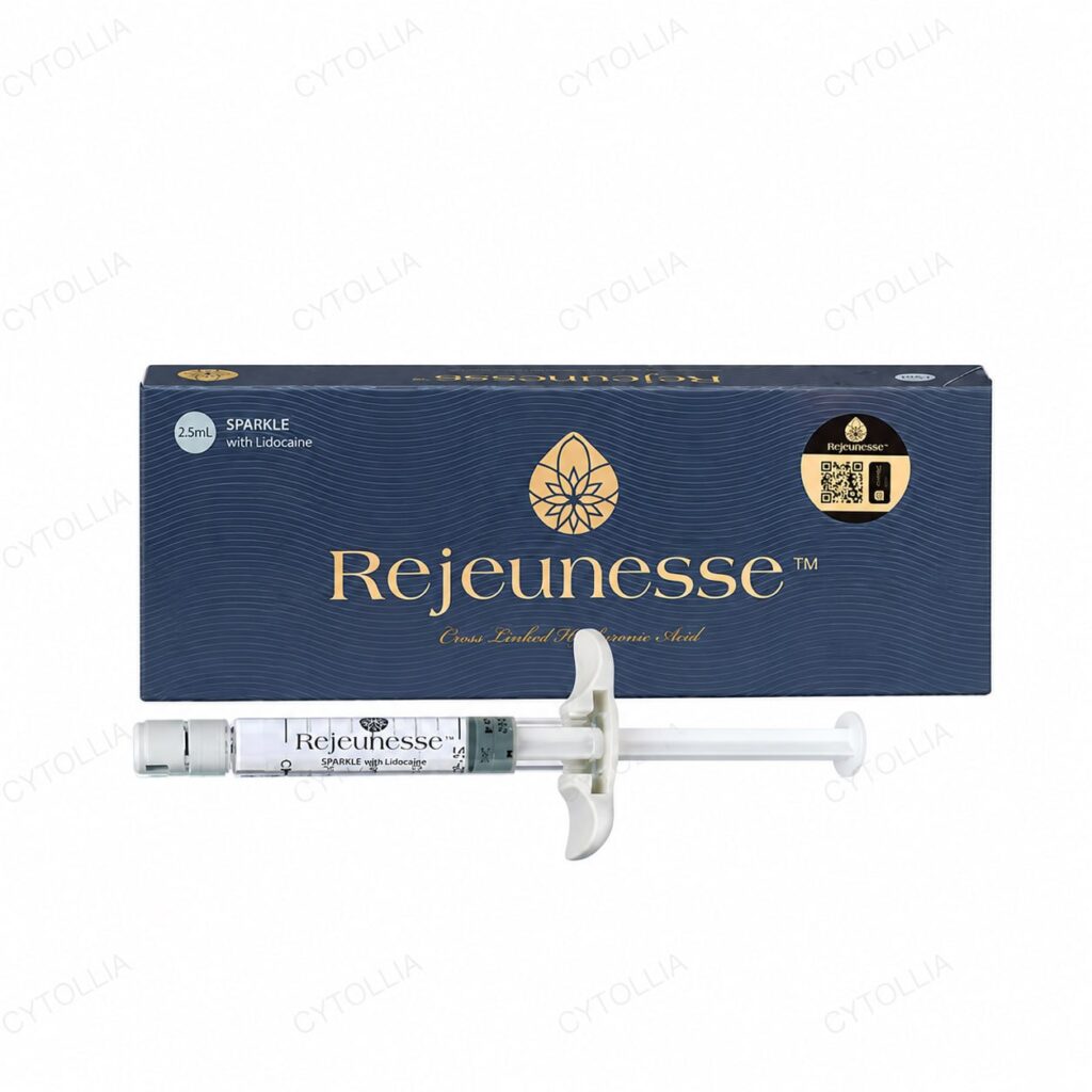 Rejeunesse Sparkle cross-linked HA biorevitalization booster product packaging front view