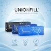 UNIONFILL boxes with product feature infographic