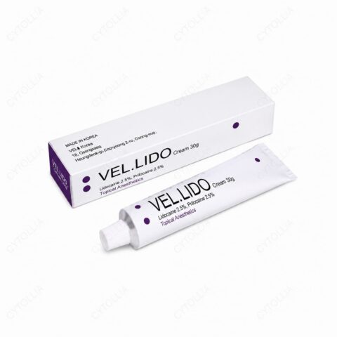 VEL.LIDO Numbing Cream — Dual-Action Lidocaine 2.5% + Prilocaine 2.5% Topical Anesthetic 30g