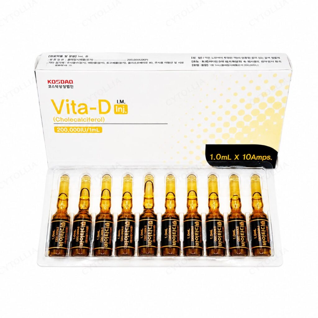 Vita-D Inj. product packaging front view