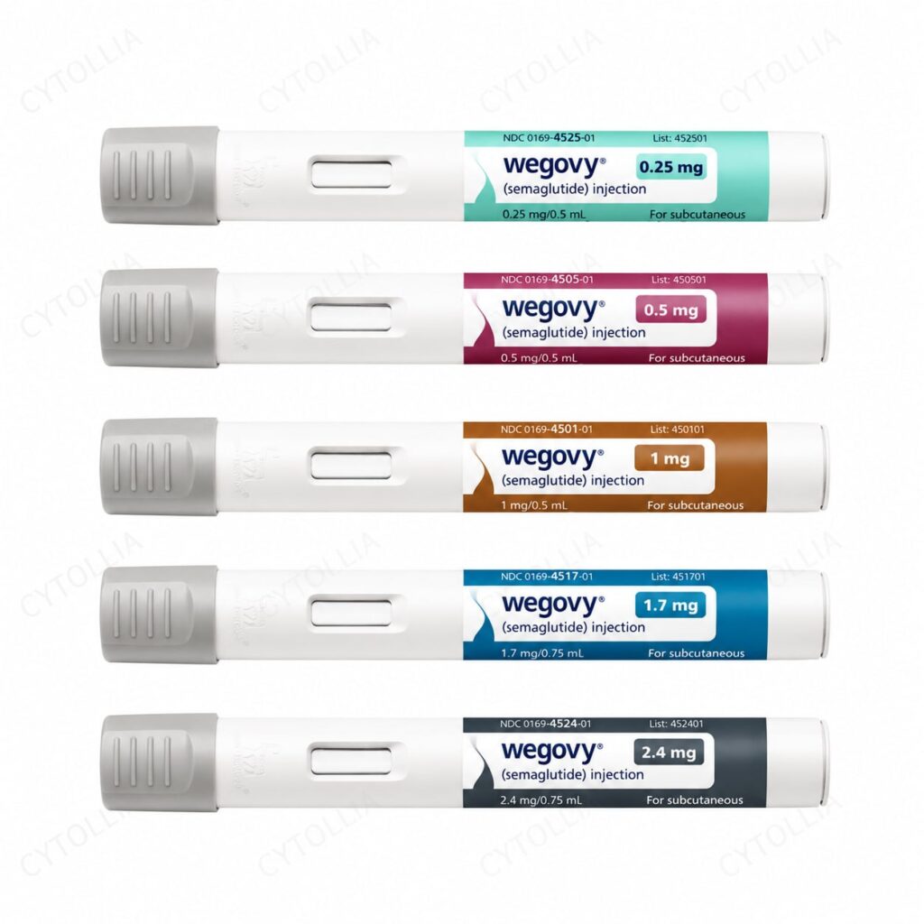 Wegovy Korean Version GLP-1 semaglutide weight management injection product box