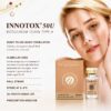 Innotox 50U box side panel indications storage and 36-month shelf life