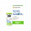 Nabota 100U Botulinum Toxin — product packaging: box front showing Nabota® 100 units vial branding with Purified Neurotoxin Complex