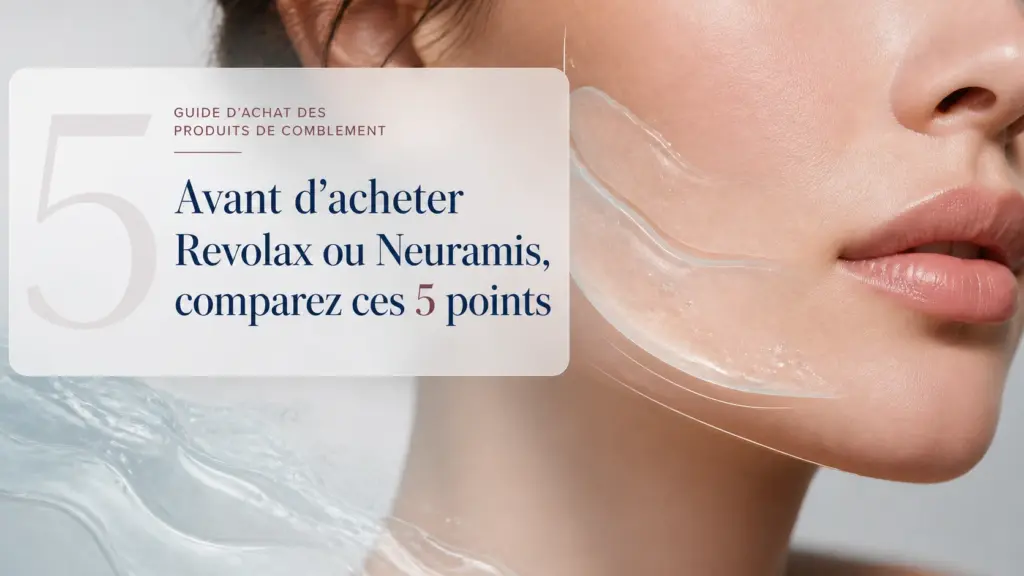 Avant d’acheter Revolax ou Neuramis, comparez ces 5 points — guide des produits de comblement fondé sur les données