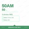 5-Amino-1MQ 50 mg research vials — 50AM 50 mg per vial, 5-Amino-1MQ, 10 vial pack