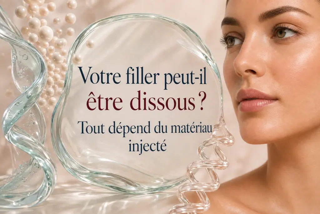 Votre filler peut-il être dissous ? Tout dépend du matériau injecté — guide Cytollia axé sur le matériau