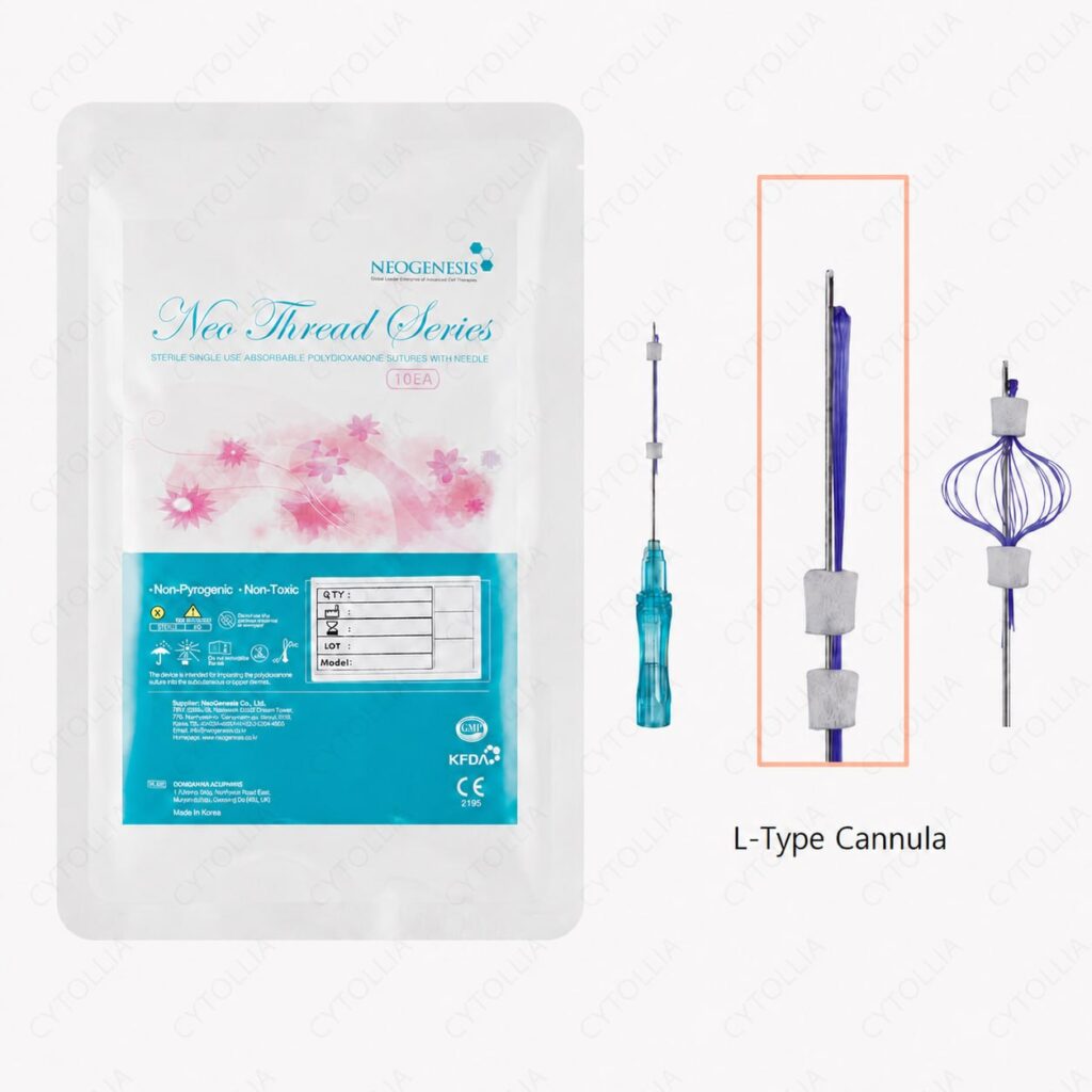 NEOGENESIS PDO Thread Filler L-Type cannula box packaging