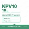 KPV 10 mg research vials — KPV10 10 mg, alpha-MSH fragment tripeptide, 10 vial pack