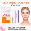 NEOGENESIS Mesh Thread application areas lower third of face nasolabial folds