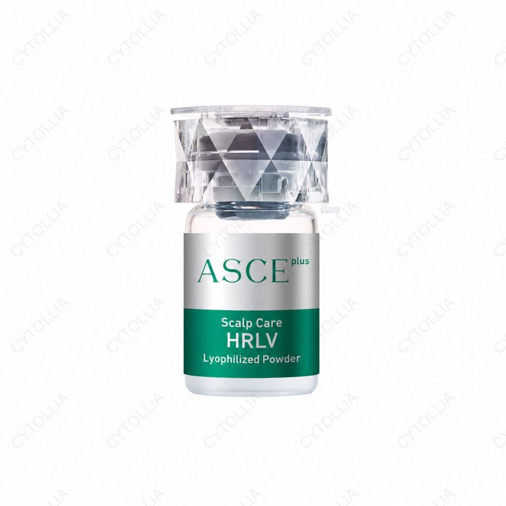 ASCE+ HRLV -- Exosome Hair Restoration single vial front view